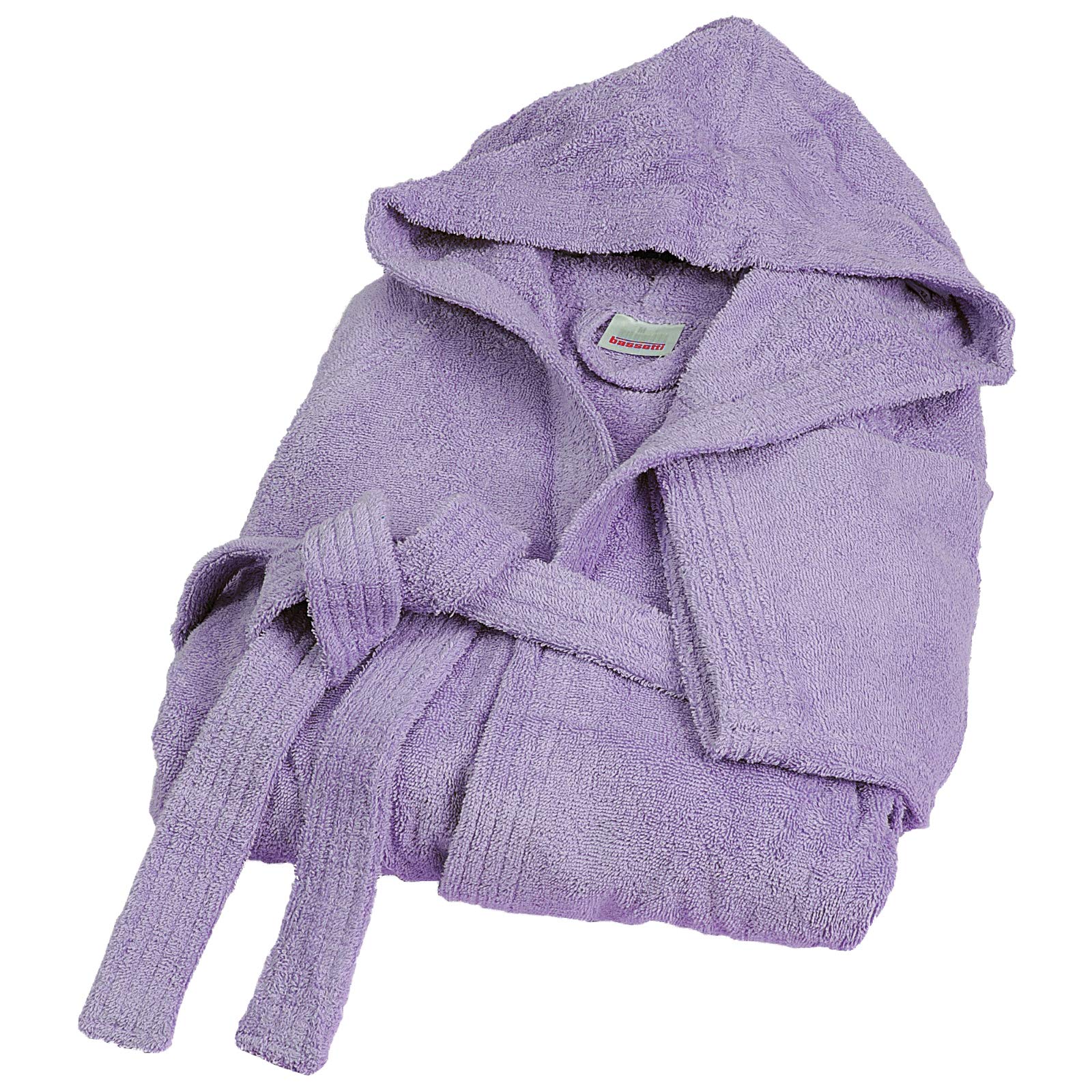 Accappatoio Bassetti Con Cappuccio - Puro Cotone 360 Gr/m², Taglie S-XXL, Asciugatura Perfetta