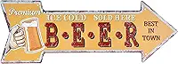 Retro Placa Decorativa 16 * 44cm Metal Multicol Av Seta Gs Internacional Único