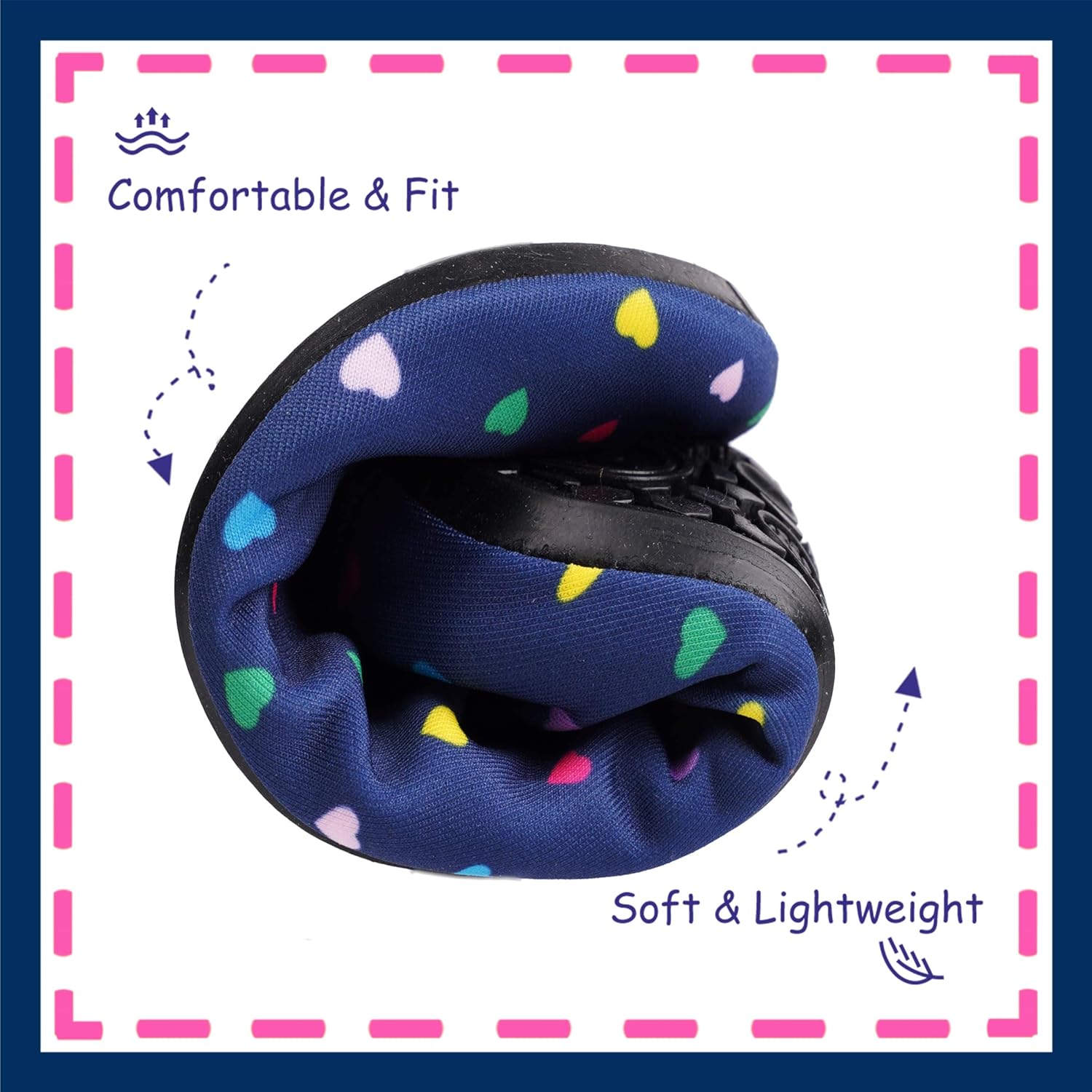 Toandon Toddler Kids Adorable Printed Water Shoes