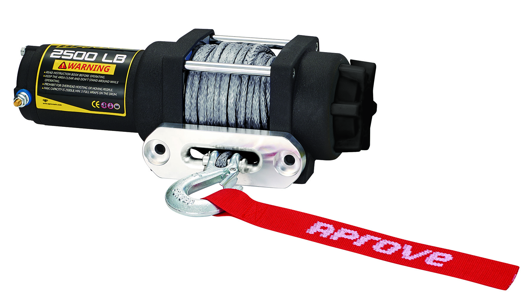 Winche eléctrico ATV/UTV 3500 lbs con cuerda sintética Dyneema miniatura 7