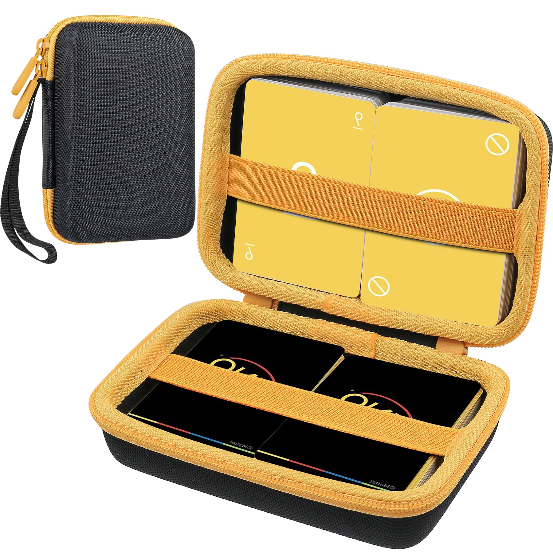 Aenllosi for Uno Card Games Protective Storage Case, Accommodate at Least 216, up to 324, Not Including Cards (Black, Case Only)