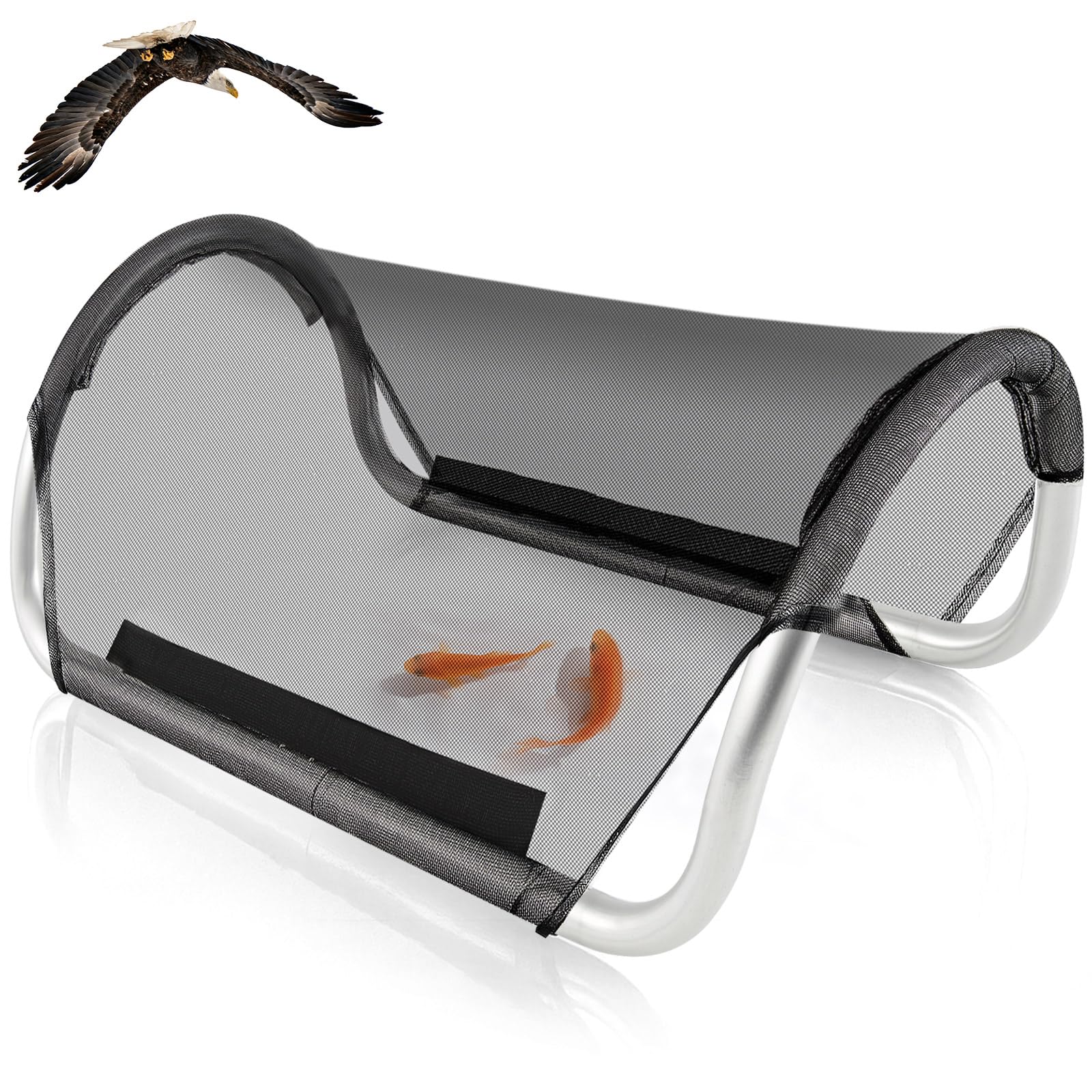 Vicenpal Koi Kastle Cave Underwater Shelter Aquarium Outdoor Pond Decoration, Protects Pond Fish from Predators and Provides Cool Shade (24 x 14 x 9 Inch)