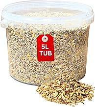 Beewarm Premium Wild Bird Food – No Mess Seeds For Garden Birds – High Energy Wild Food, No Mess Bird Feed For All Species (5l Tub, No Mess Mix Seeds)