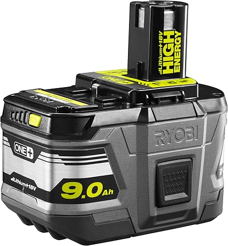 Ryobi Batería HP de litio de 18 voltios de alta capacidad de 9,0 Ah