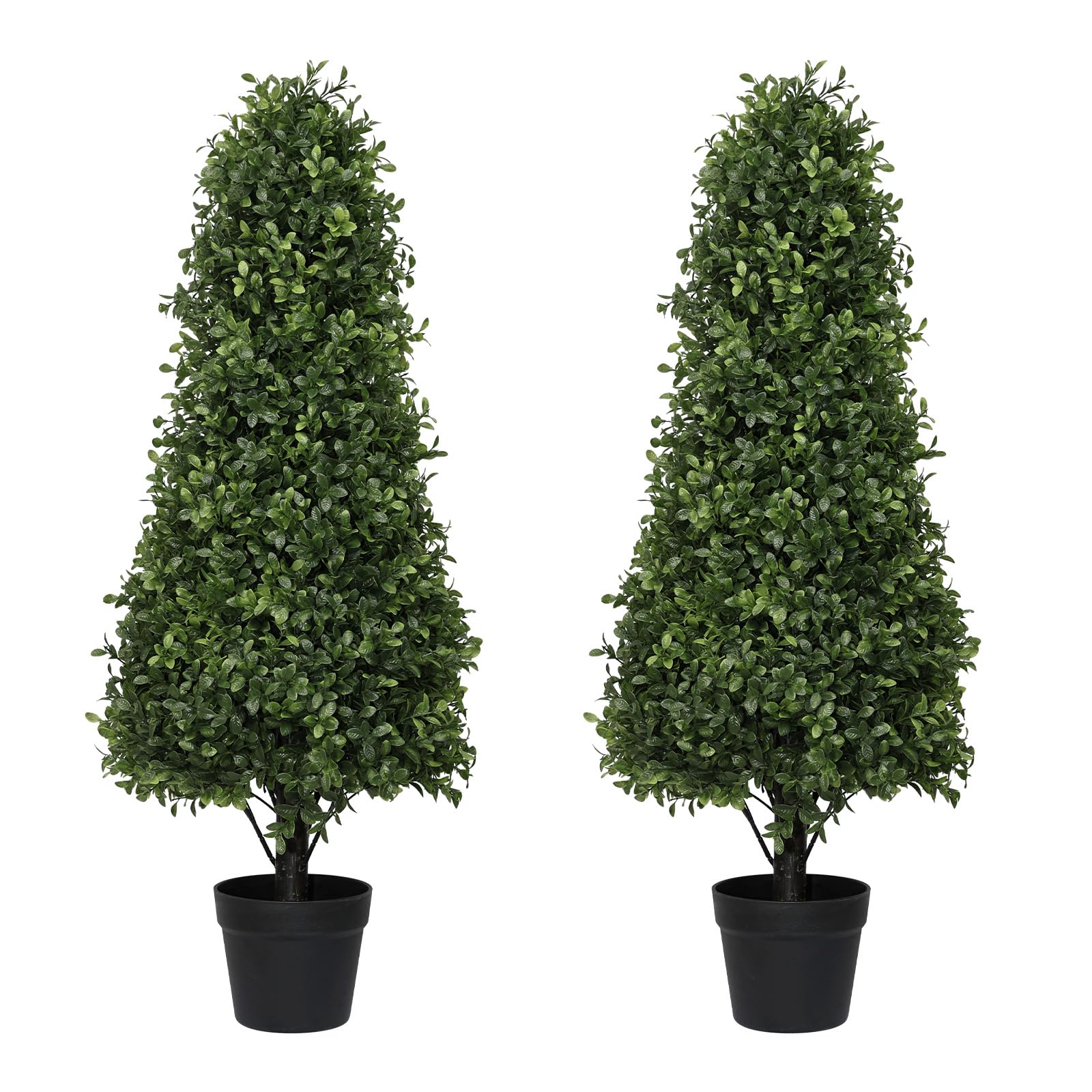 Azoco 3ft Boxwood Topiary Set
