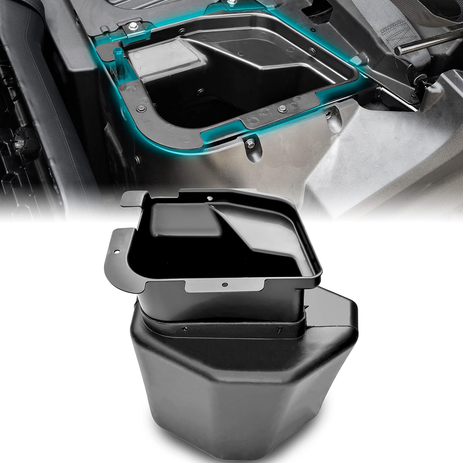 Amazon.com: SAUTVS UTV Under Seat Storage Box for Honda Pioneer 1000 3P ...