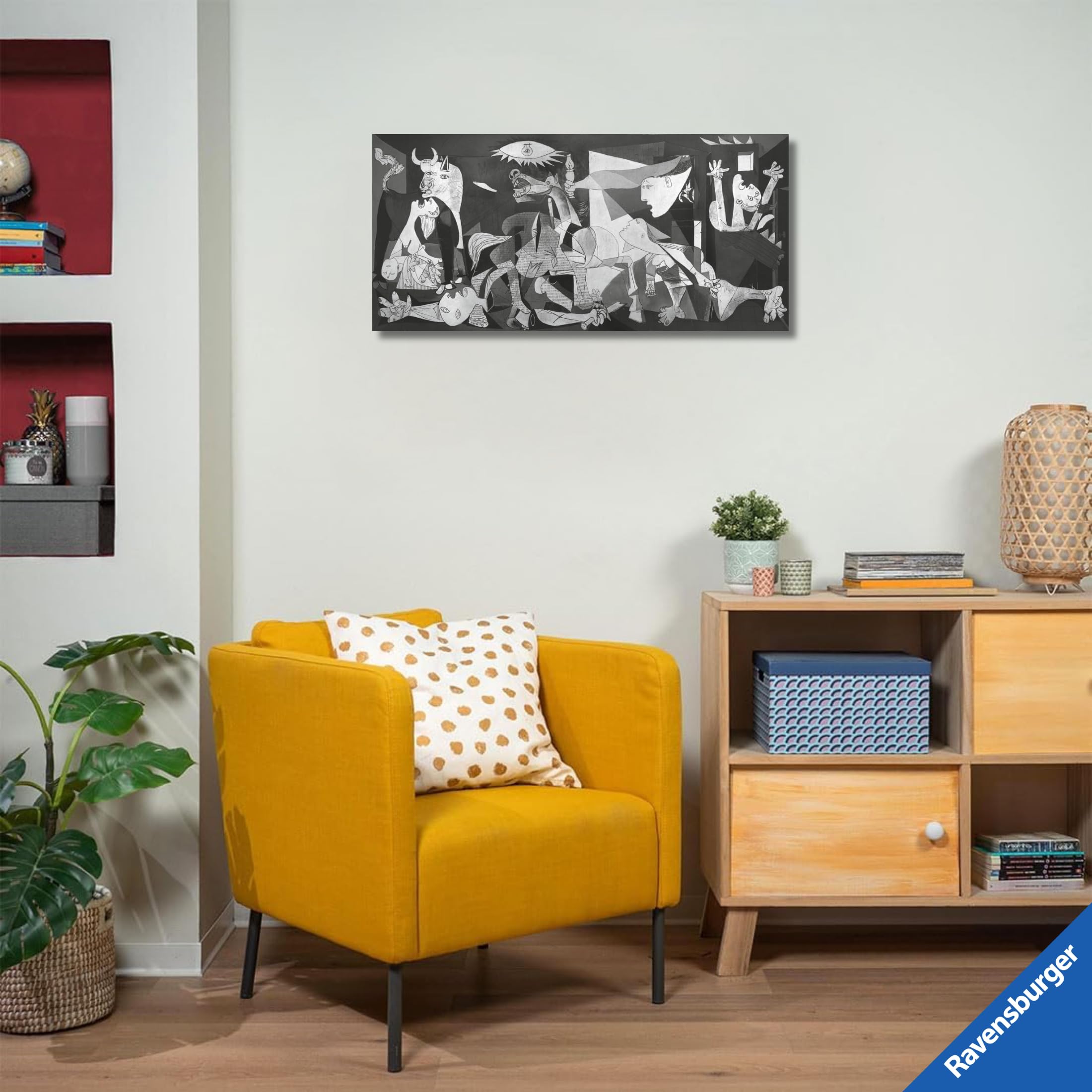 Ravensburger - Puzzle 2000 Pezzi Guernica Panorama | Puzzle 2000 Pezzi | Rompicapo Adulti E Bambini dai 14 Anni in su | Regalo per Bambini E Adulti | Misure 98x75cm