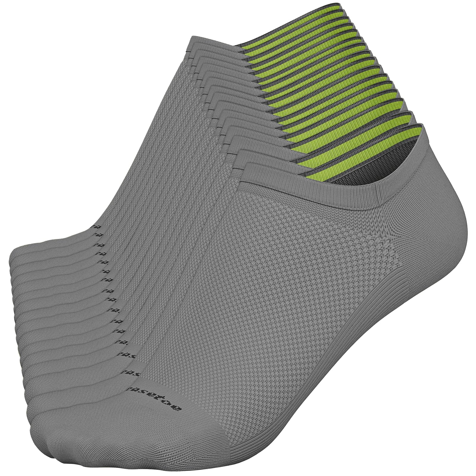 easetoe No Show Socks Men, Low Cut Ankle Short Non Slip Casual Socks