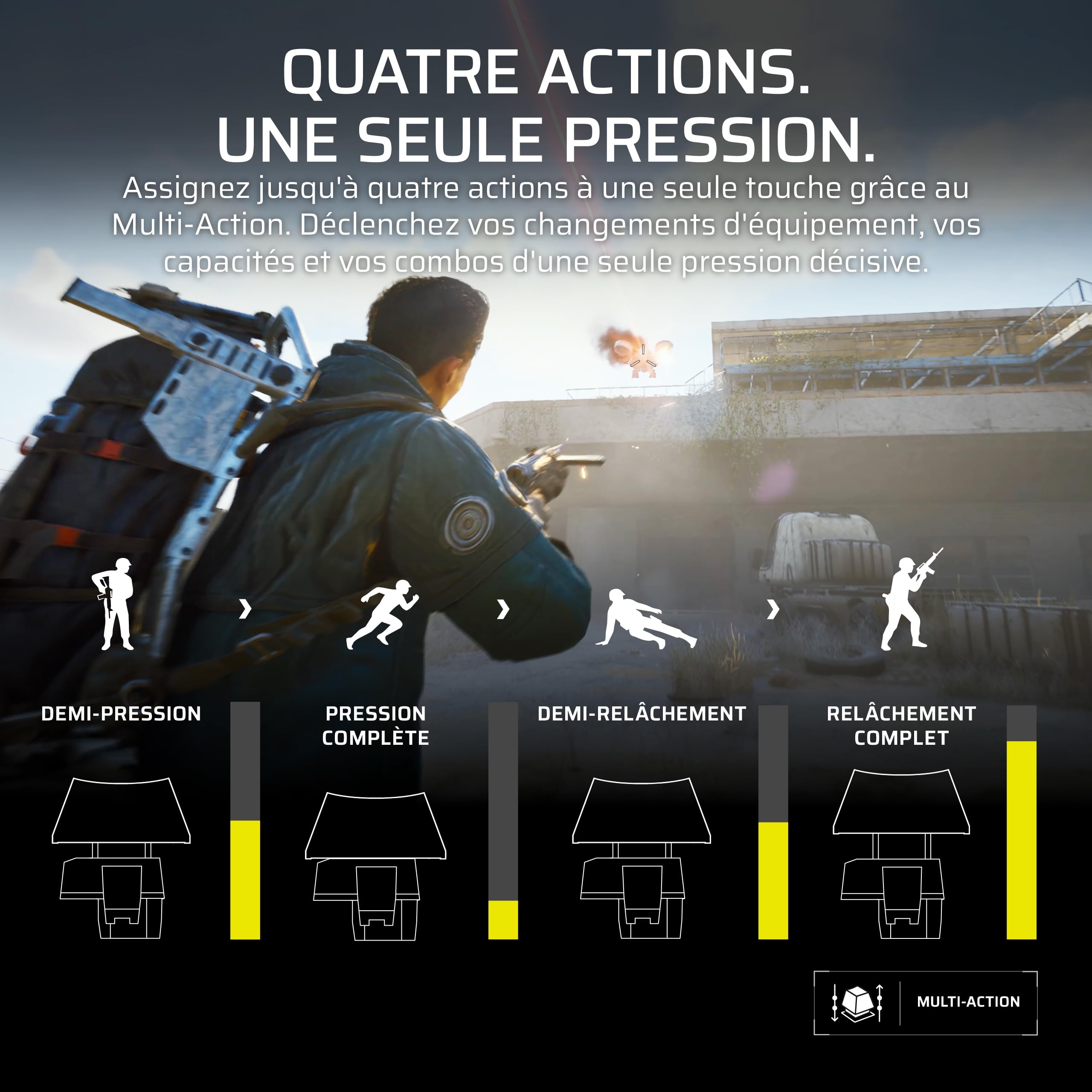 Corsair Clipper Pro Mini 60 Clavier Gaming FPS à Effet Hall – Noir | Disposition AZERTY FR, Rapid Trigger, SOCD, 8 000 Hz, Actionnement Réglable, IP57 Étanche, Filaire, RGB, Pour PC et Mac
