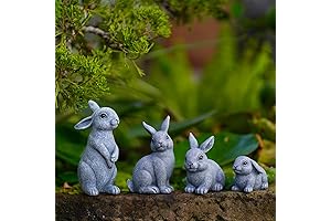 Funny Bunny Statues for a Large Easter Decor Bonanza