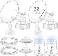 Vista 19 de Maymom Piezas de la bomba Compatibles con Spectra S2 S1, tubo de la válvula de la brida de 13mm, protector contra reflujo de la botella, no son