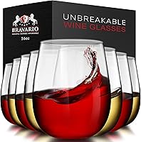 Vista 7 de Copas de vino de plástico irrompibles sin tallo, reutilizables, 100% plástico Tritan inastillables, aptas para lavavajillas, sin BPA, impresionantes