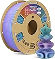 OVERTURE PLA Filament 1.75mm, 1kg Bobine (2.2lbs) 3D Drucker PLA Filament, Précision Dimensionnelle +/- 0.02mm (Aurore Boréale)