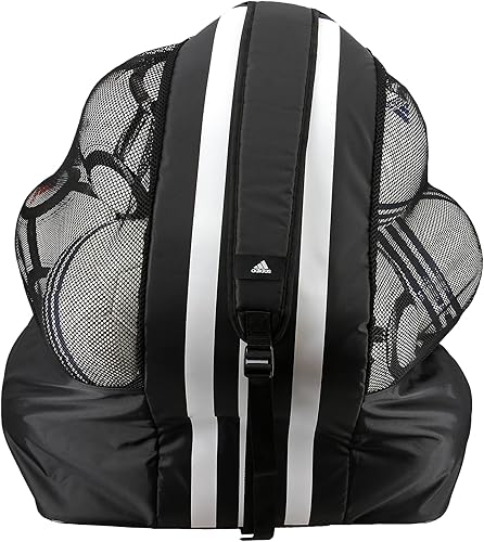 Miniatura 4 de adidas Bolsa de pelota de estadio, NegroBlanco, Bolsa de pelota de estadio