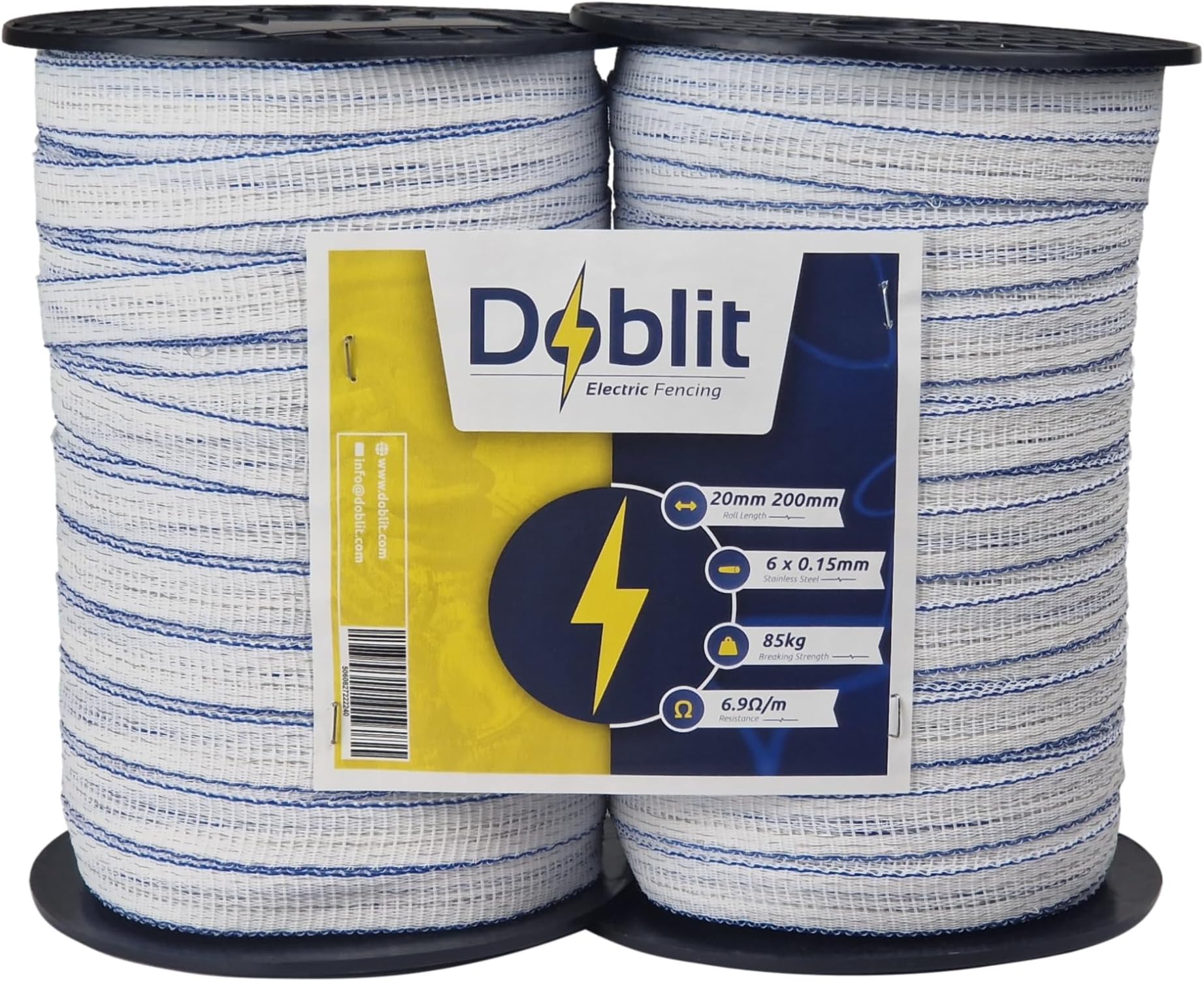 Hotline Electric Fence Posts Plastic Paddock Stakes Fencing White 20