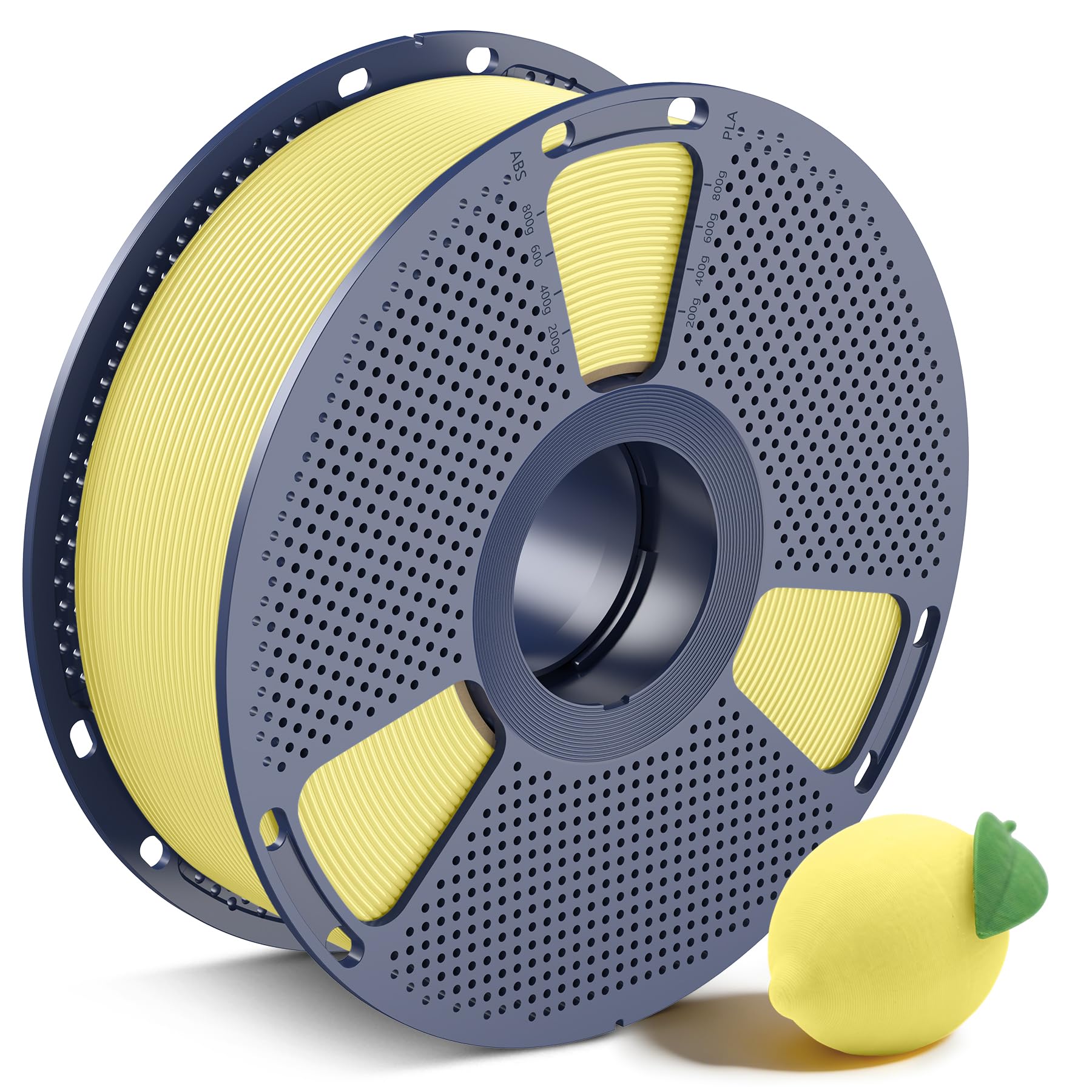 SUNLU PLA 3D Printer Filament, Lemon Yellow, 1KG