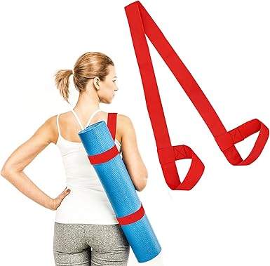 Bande étirement Multifonction Sangle De Transport Pour Tapis De Yoga UEIOAVL - Coton Réglable, Multifonction - Noire Sangle Yoga