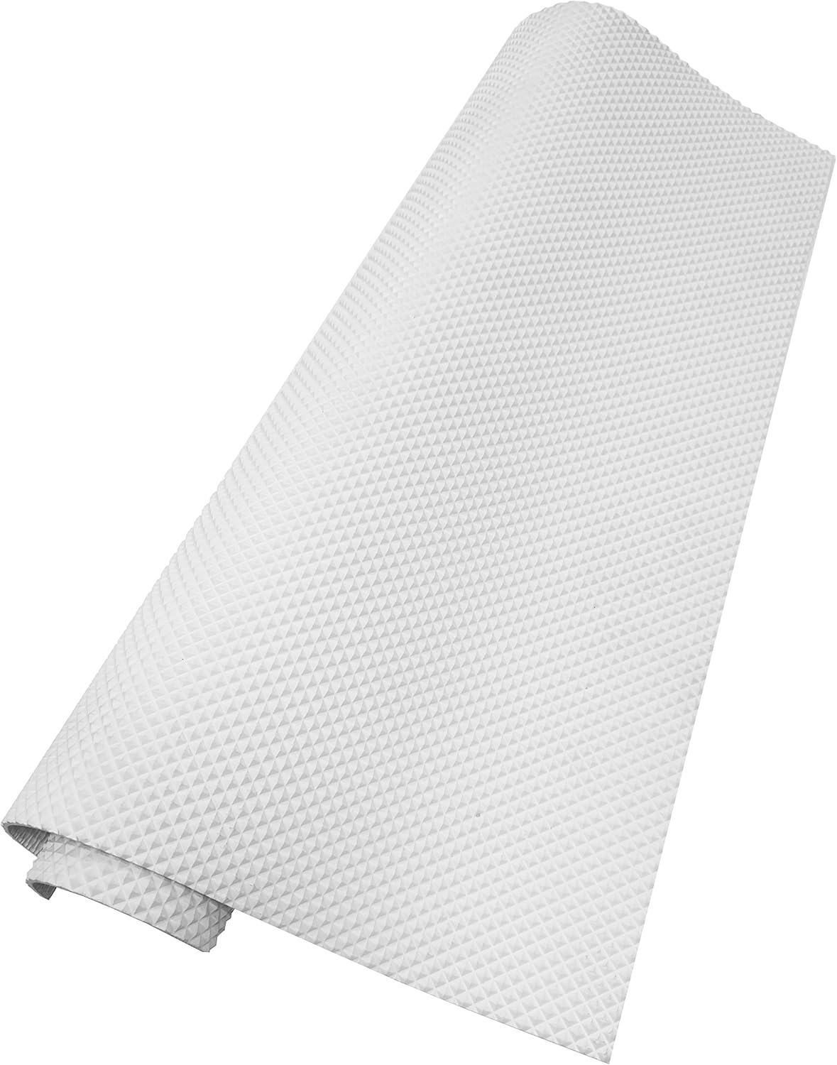 Herco 2' x 3' All Purpose Pyramid Grip Vinyl Mat - White