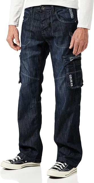 Enzo Men's Loose Fit Jeans