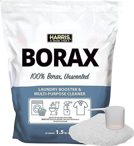 Harris Borax Booster y limpiador multiusos, 1.5 libras (sin perfume)