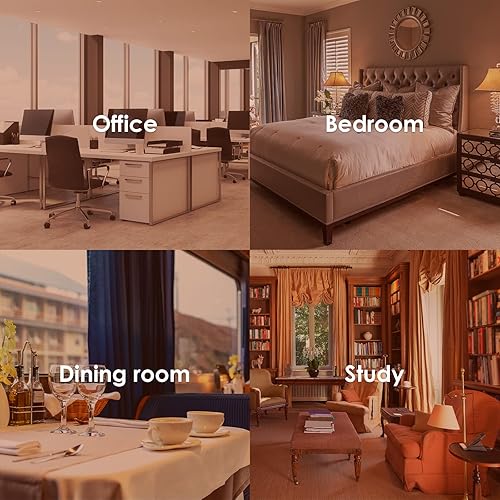 Miniatura 5 de Calentador de espacio para uso en interiores de 800 W, panel de calefacción por infrarrojos, montado en la pared, programable de 7 días, control por