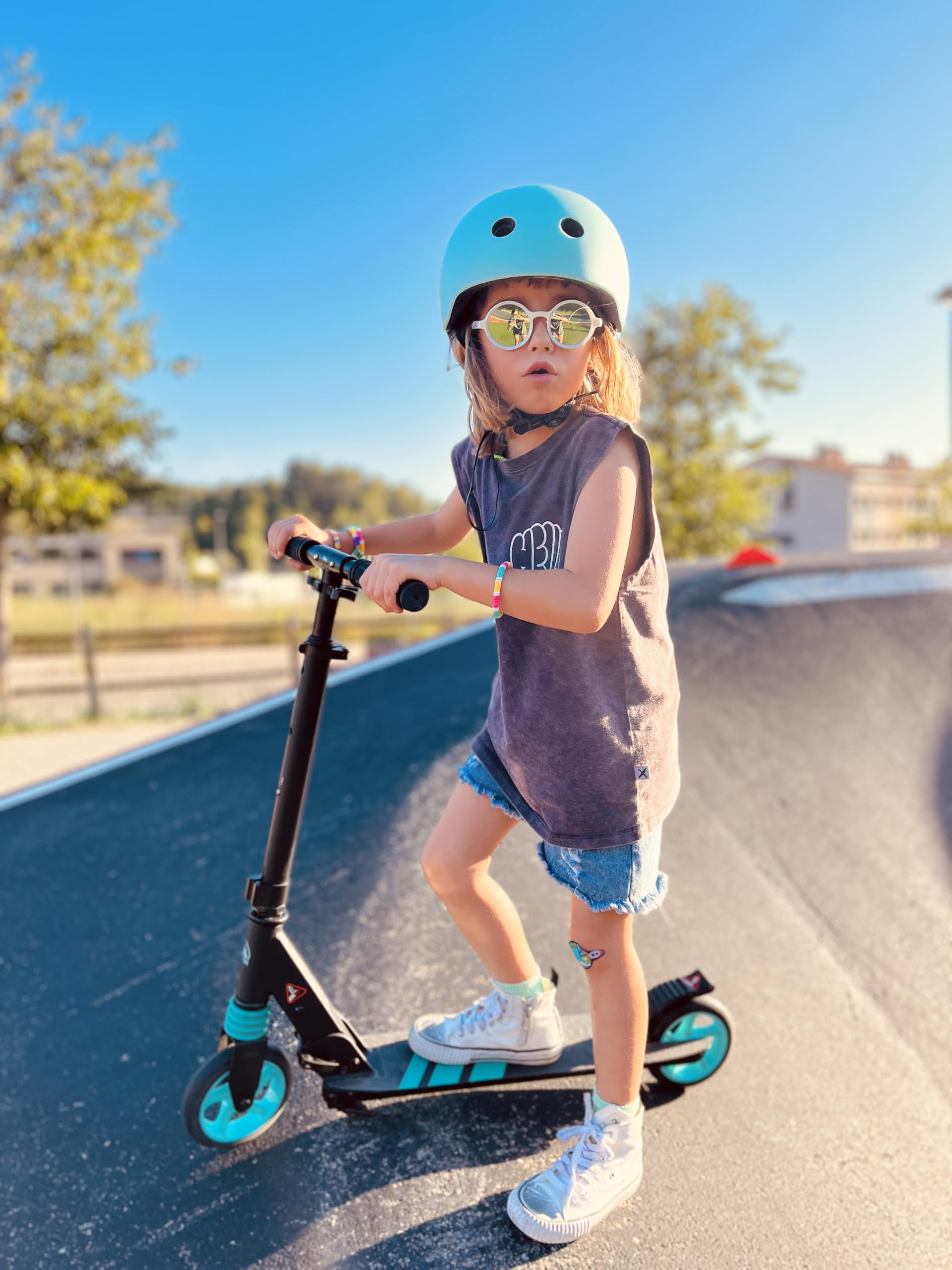 Sawyer Bikes Patinete Ajustable y Plegable Niños 6 a 12 Años