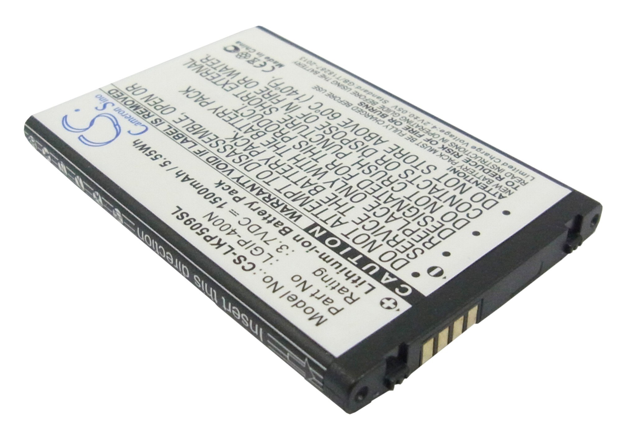 Batteria 3.7V 1500mAh Li-ion Per LG (Compatibile Con Optimus, Phoenix, Thrive E Modelli SBPL0102301, LGIP-400N) - 3