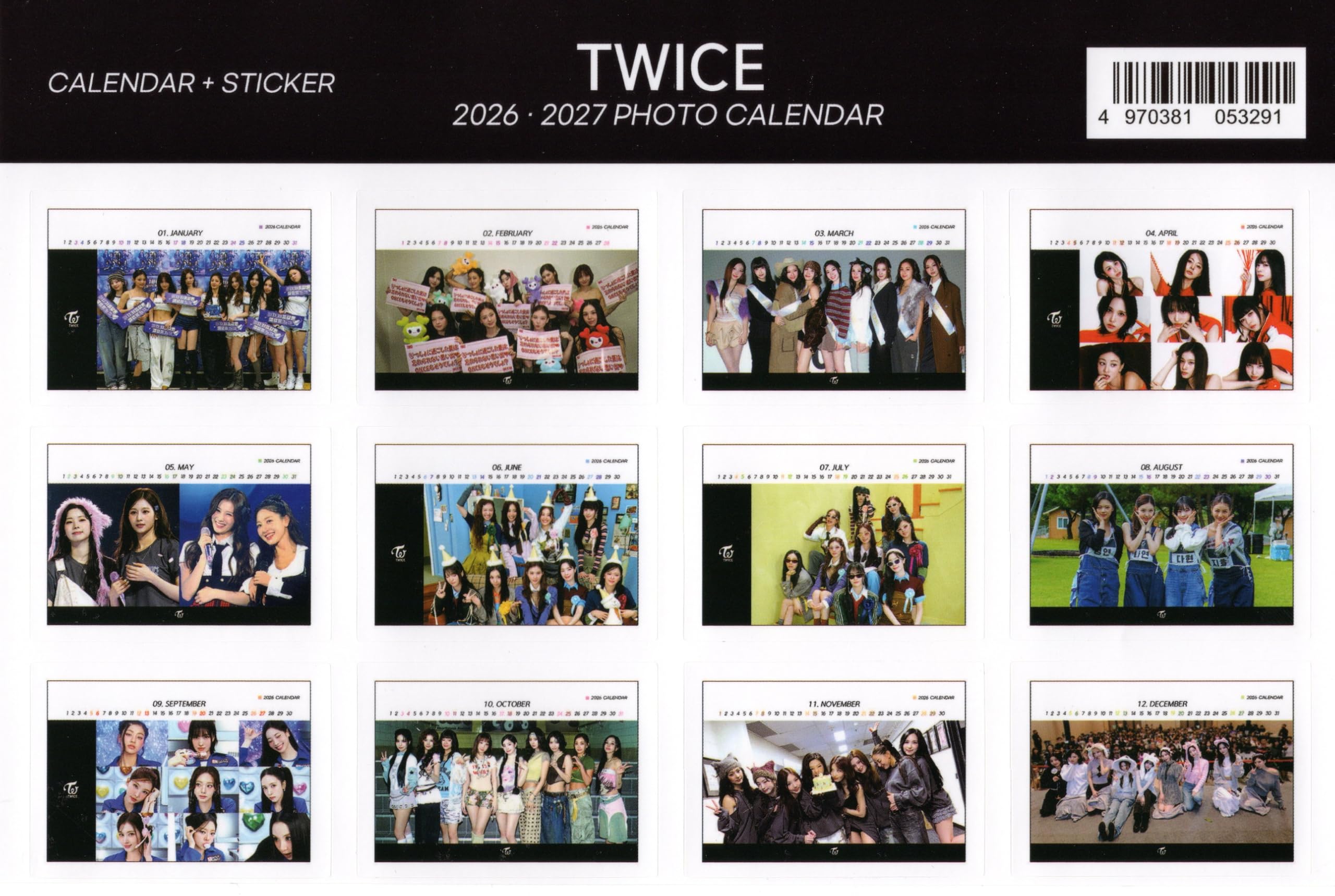 Amazon.co.jp: TWICE トゥワイス グッズ 卓上 カレンダー (写真集