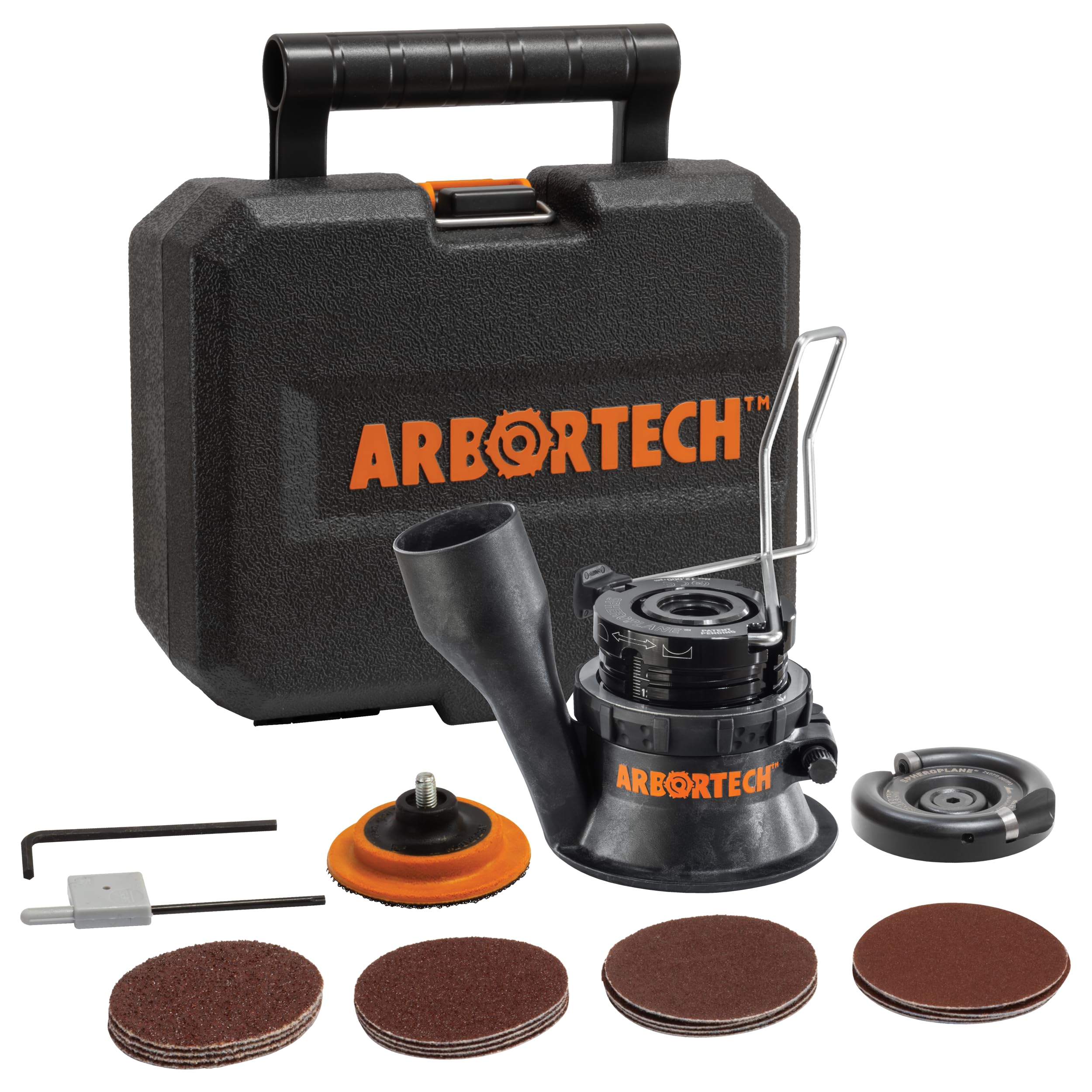 ARBORTECH SpheroPlane® Schnitzaufsatz mit Schleifsystem für Winkelschleifer