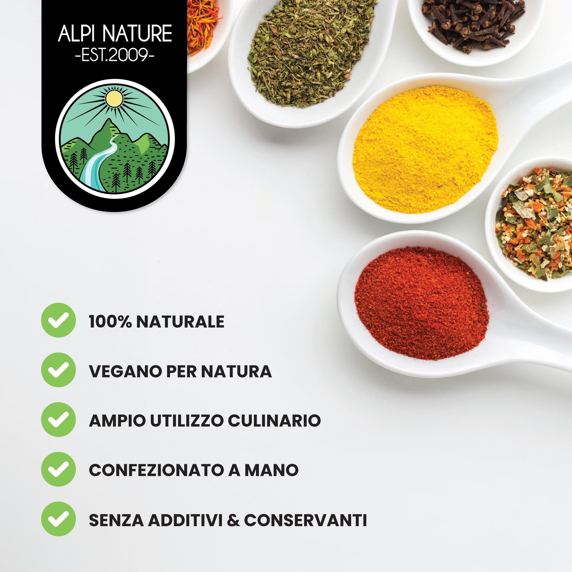 Alpi Nature Semi di Ortica 500g, Semi di Ortica Essiccate per Tè, Frullati e Insalate, Urtica dioica