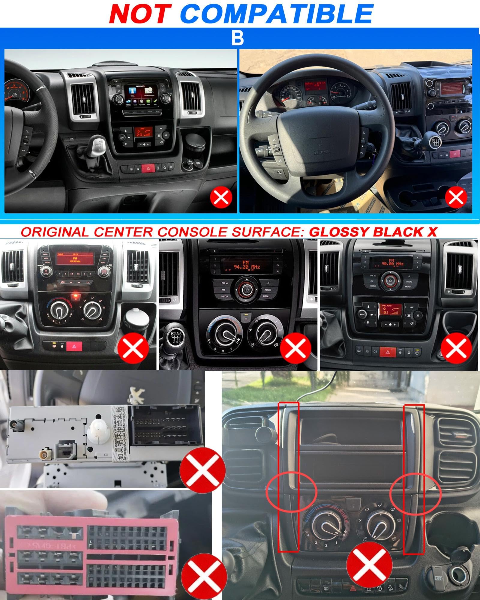 CAMECHO Android15 4+64GB Radio Coche para Fiat Ducato 3 Peugeot Boxer 2 Citroen Jumper 2 2011-2022, CarPlay/Android Auto Inalámbrico, 9" HD IPS, CANBUS, Plug&Play, GPS RDS BT, Cámara AHD incluida