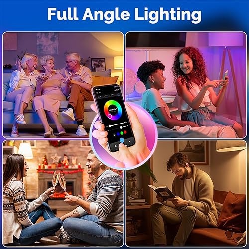 Miniatura 5 de MOES Matter Smart GU10 - Bombillas LED LED que cambian de color, bombillas inteligentes WiFi que cambian de color, 2700K-6500K CW y RGB regulables,