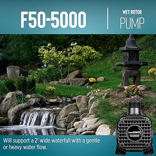 Miniatura 9 de Little Giant F Series F10-1200 Bomba de rotor húmedo con cable de 20 pies, 5000 GPH
