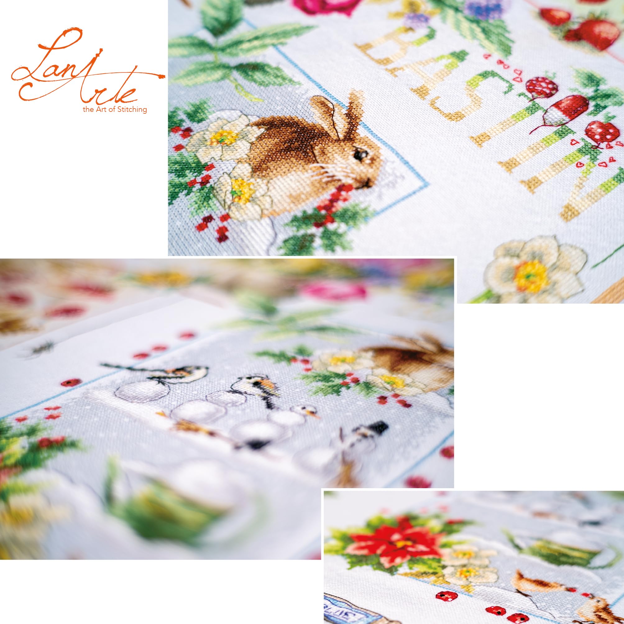 LANARTE Point De Croix Compté Kit Tableau Complet Set