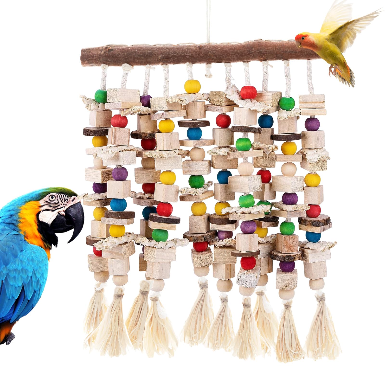 Jorewood Juguetes para pájaros 10