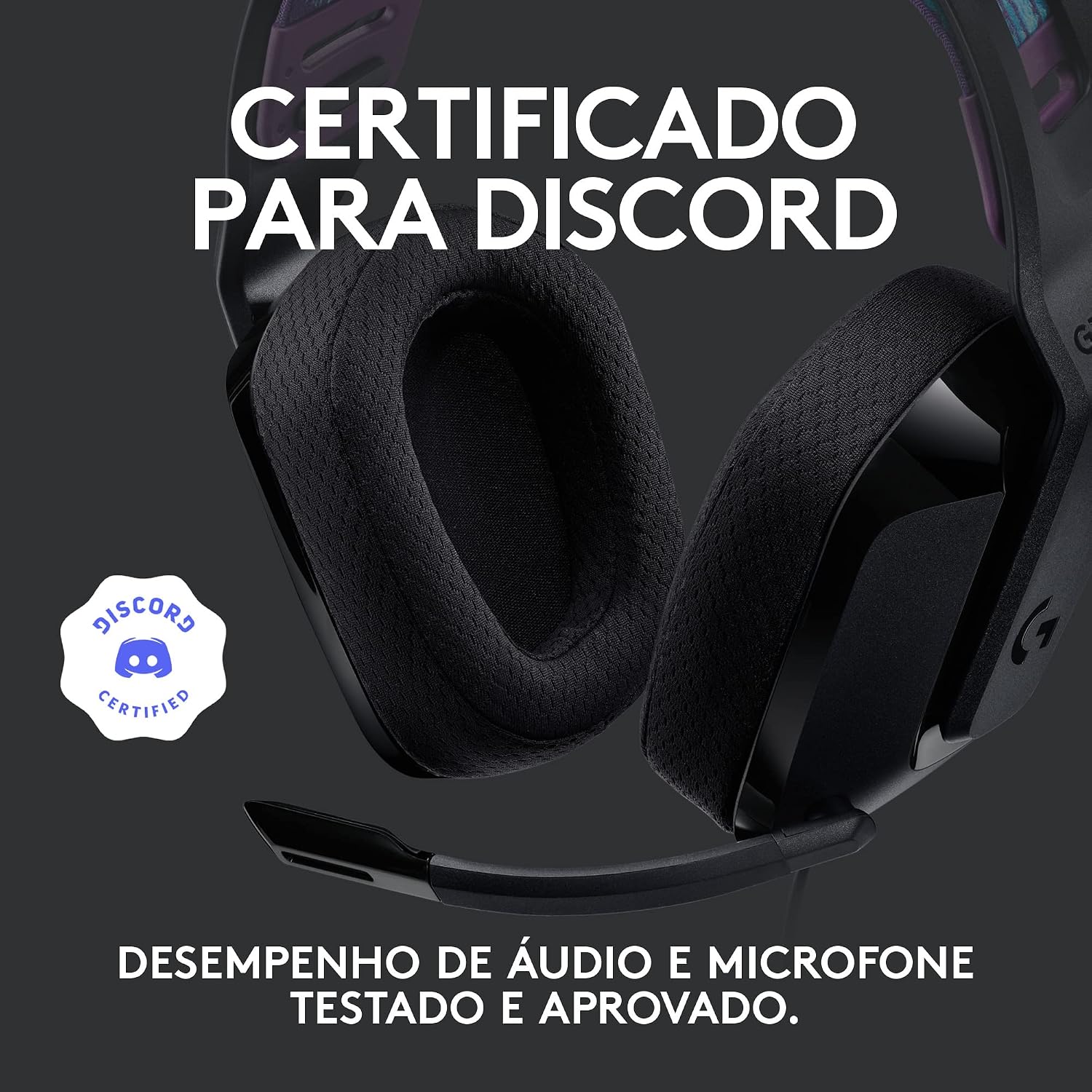 Headset Gamer Sem Fio Logitech G535 LIGHTSPEED com Almofadas com Espuma de Memória, Design Leve, Controles Integrados, Microfone Flip-to-Mute e Bateria Recarregável para PC, PS4, PS5 - Preto Headset Gamer Sem Fio Logitech G535 LIGHTSPEED com Almofadas com Espuma de Memória, Design Leve, Controles Integrados, Microfone Flip-to-Mute e Bateria Recarregável para PC, PS4, PS5 - Preto