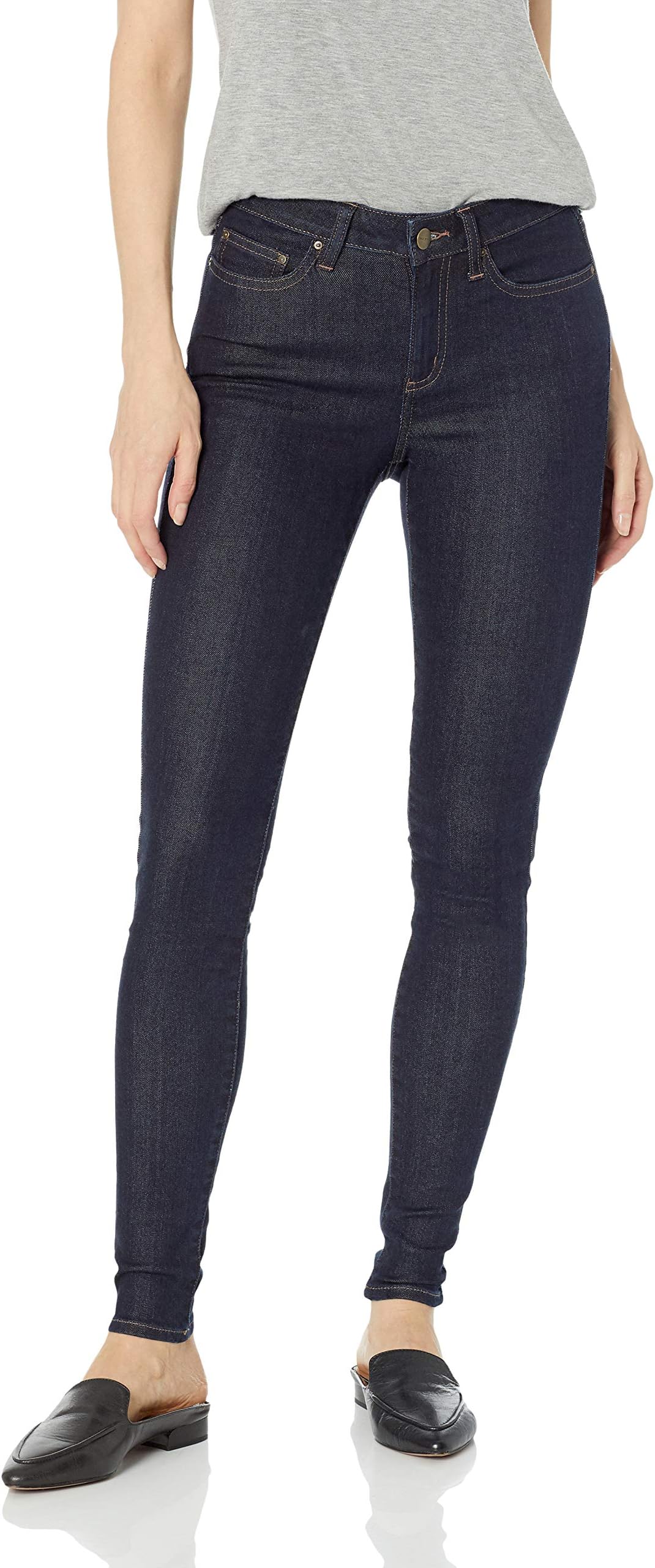 Daily Ritual Women's Mid-Rise Skinny Jean