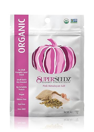 Miniatura 5 de SuperSeedz Semillas de calabaza gourmet, canela y azúcar, 5 onzas (paquete de 6)