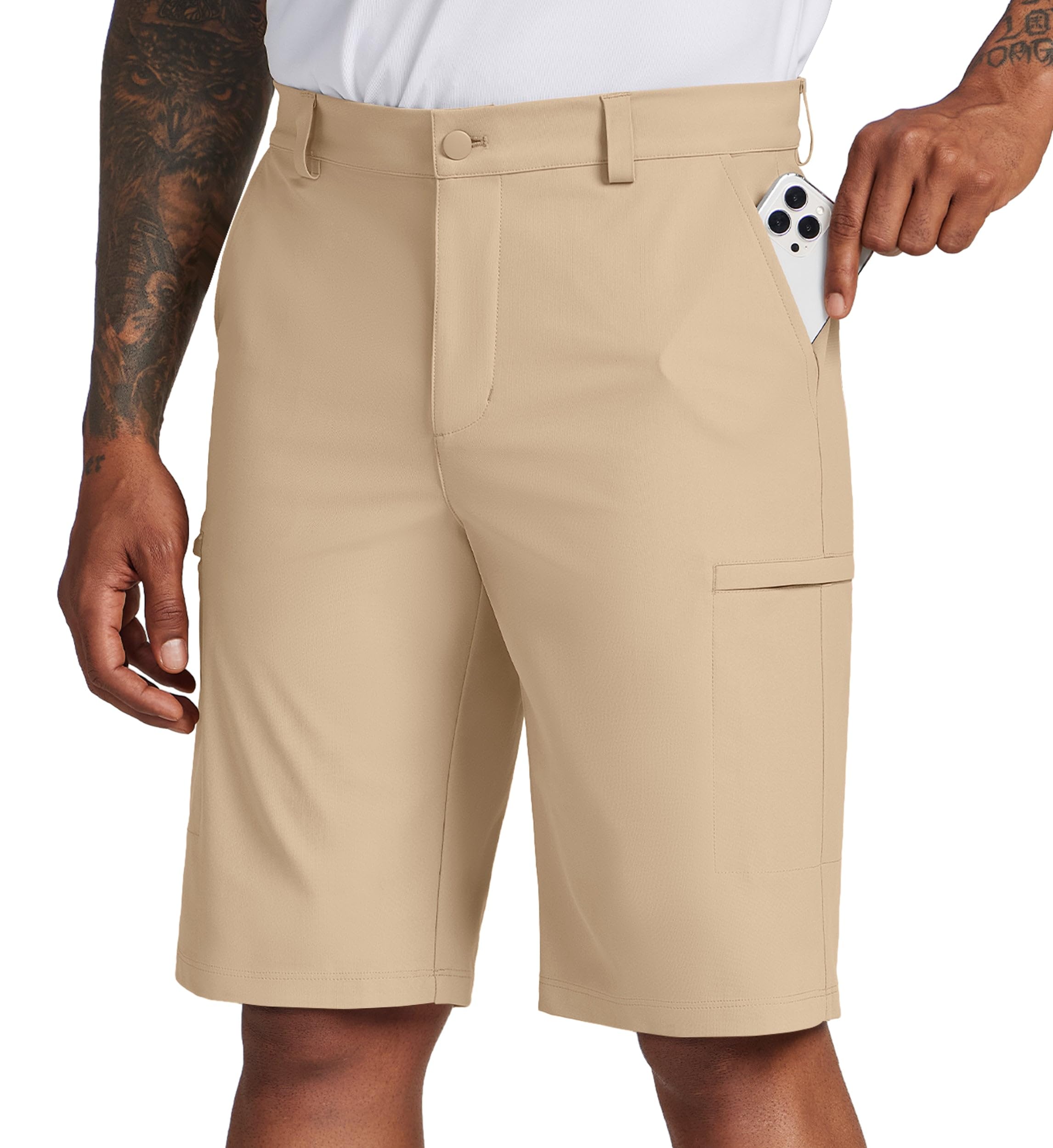 Willit Men's Golf Shorts Stretch Dress Shorts Cargo Quick Dry Athletic Casual Shorts with Pockets 7" 9" 11"
