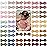 CLLOT Baby Hair Clips 50PCS Baby Girls Fully Lined Baby Bows Hair Pins Tiny 2 Hair Bows Alligator Clips for Baby Girls Infants Toddlers in Pairs