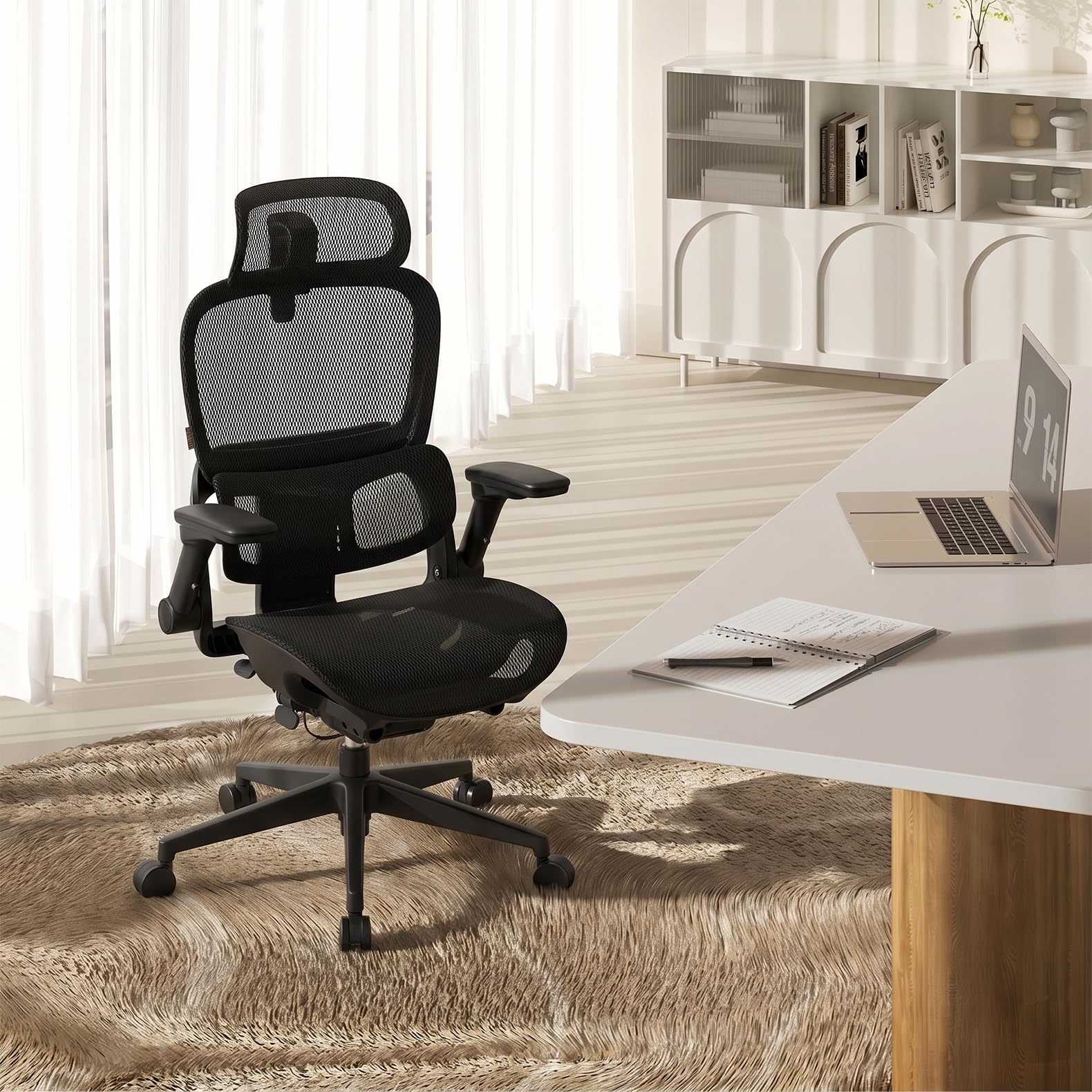 SIHOO B300 Pro Bürostuhl Ergonomisch, Stuhl mit Adaptive Lendenwirbelstütze