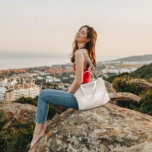 Miniatura 6 de EASRTA Tote Bag for Women, Canvas Tote Bag, Travel Tote Bag, Women Shoulder Bag, Crossbody Bag, Women Handbag