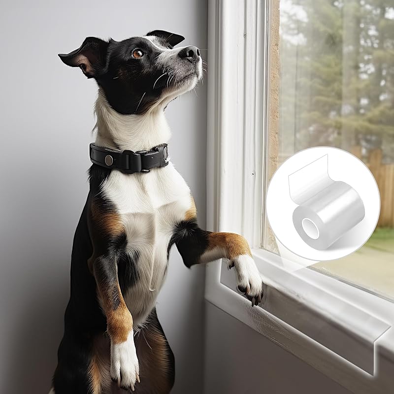 Protetor Transparente para Portas contra Arranhões de Gatos e Cães Loiion 10,16 cm x 1,01 m