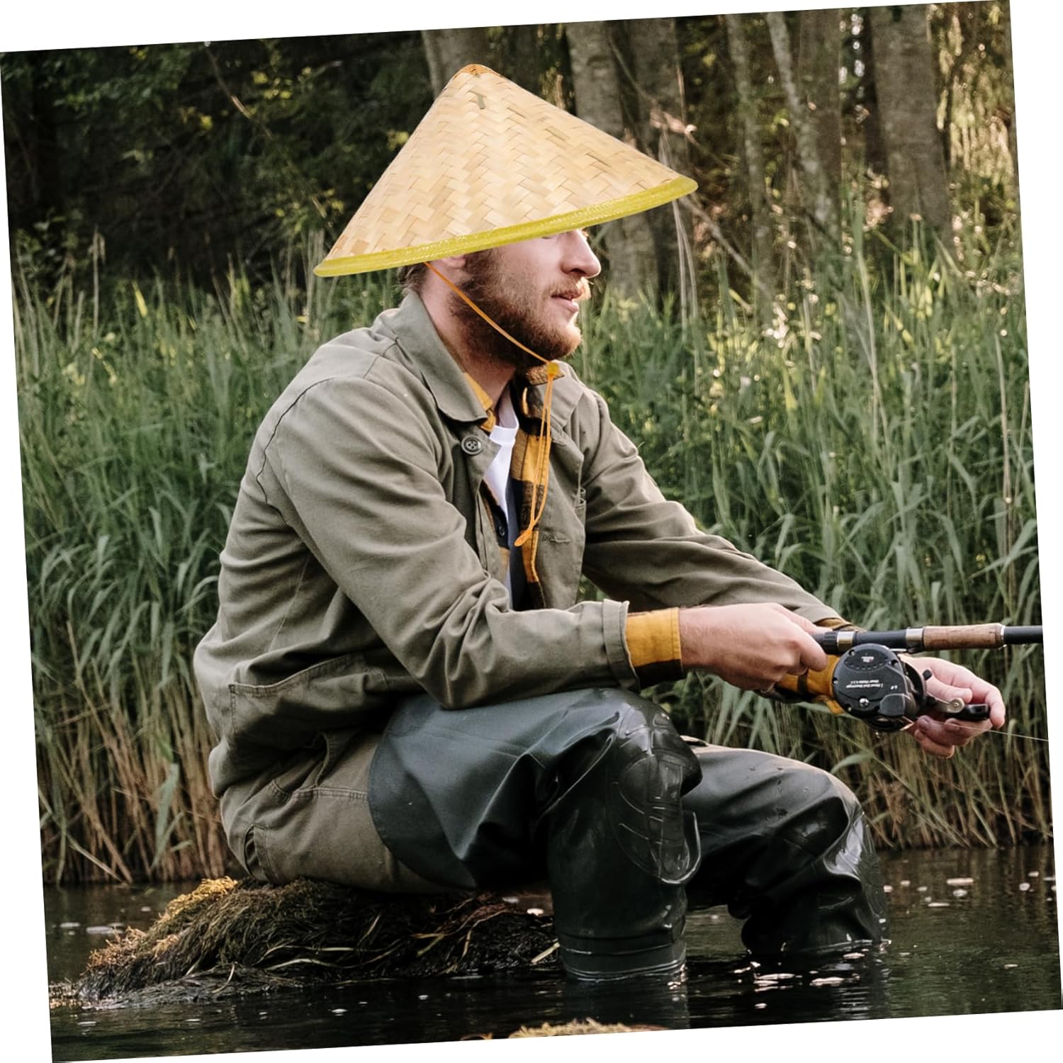 Didiseaon 3pcs Rainproof Woven Hats for Adults Stylish Stage Performance Straw Hats for Sun Protection Comfortable Fit for Outdoor Activities Light Yellow