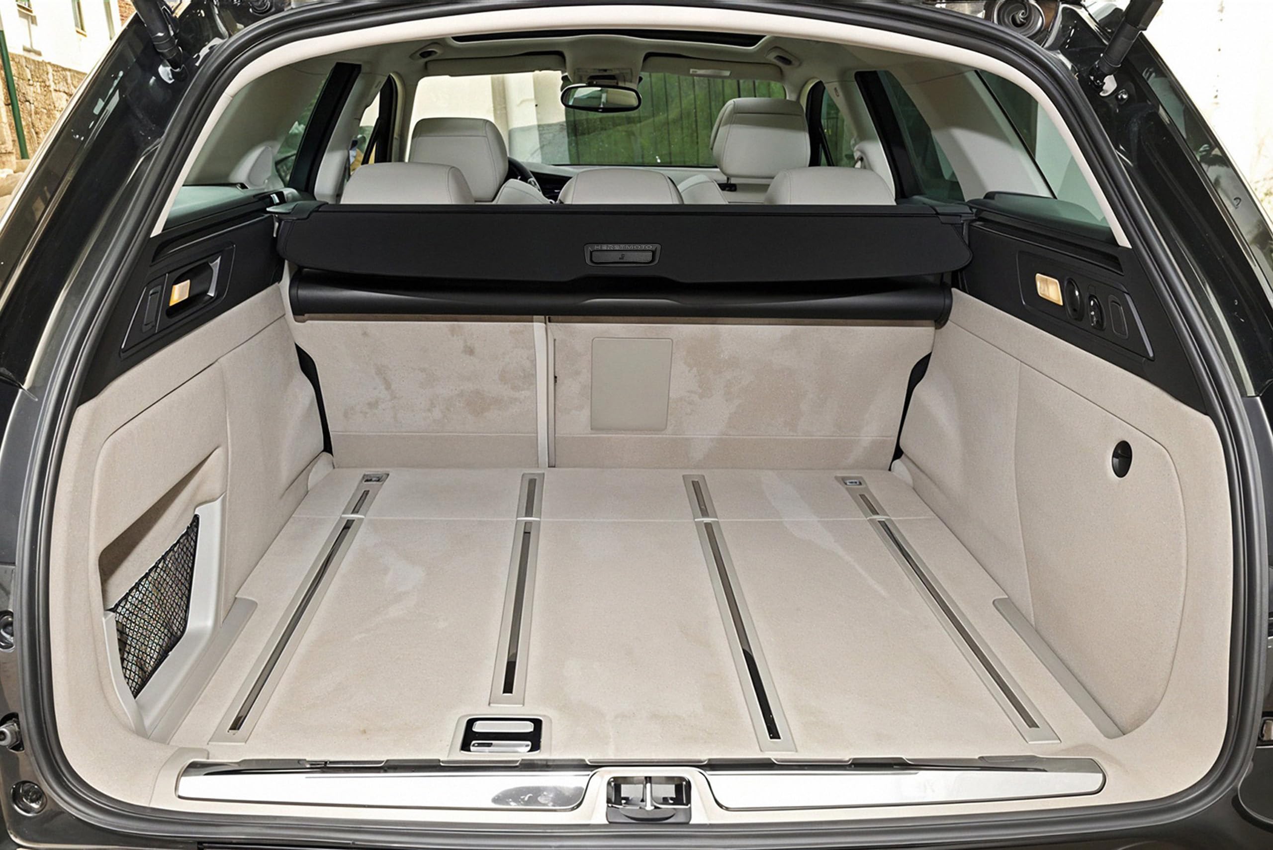 Kofferraumabdeckung Laderaumabdeckung mit Halterungen – Kofferraum Rollo Gepäckraumabdeckung passend für Citroen C5 II X7 2008-2017 CROSSTOURER Kombi 9682033177