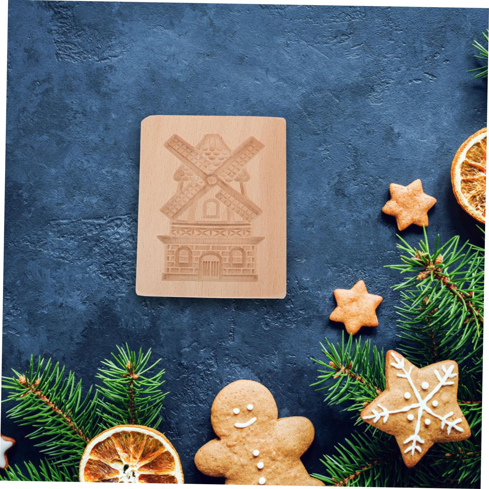 3 Piezas Cortador De Galletas De Madera Sello De La Impresora Precioso Molde Para Galletas Dulce De Chocolate Molde De Gofrado De Galletas Herramienta Para Hornear Mini Galletas