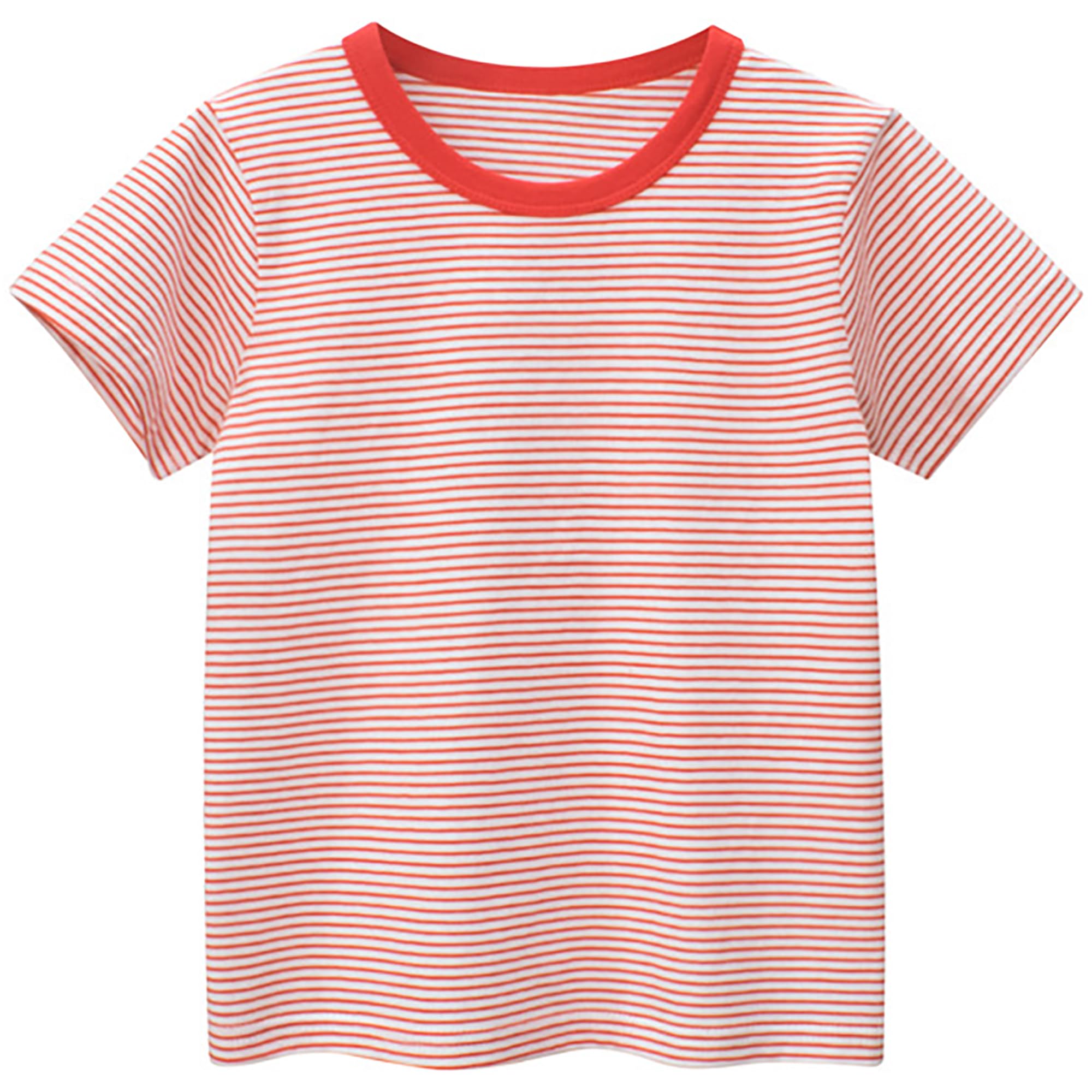 AIWUHE Toddler T Shirts Cotton Summer Tshirts Boys Girls Short Sleeve Tee Tops Casual Graphic Clothes Crew Neck Shirts 2-6Y