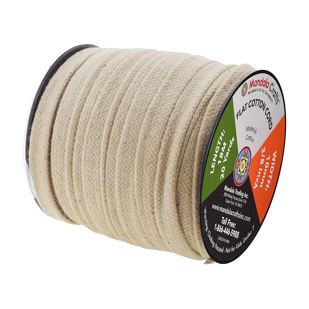 Amazon.com: Mandala Crafts Beige Flat Drawstring Replacement