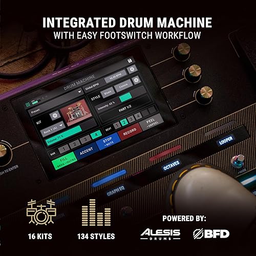 Miniatura 11 de HeadRush Prime - Pedal de efectos múltiples para guitarra y vocal y procesador de modelado de amplificador con clonador de amplificador