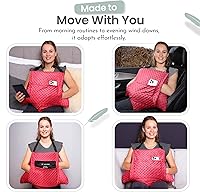 Vista 7 de MOYOAMA Juego de 2 almohadas para histerectomía - Incluye 1 paquete de gel para alivio relajante - Artículos imprescindibles para la recuperación